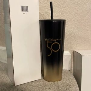 Walt Disney World 50th Anniversary Starbucks Stainless Steel Tumbler